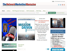 Tablet Screenshot of mlmnetworkmagazine.com